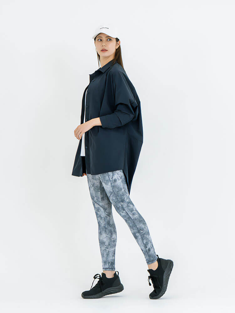 コクーンシルエットシャツ