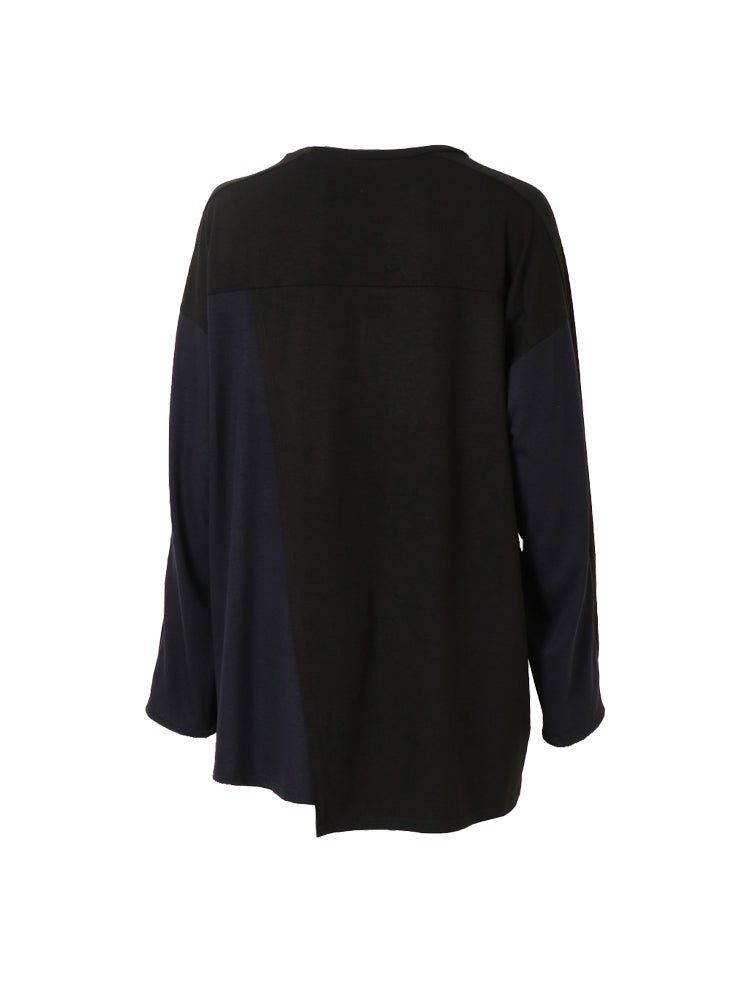 オーバーサイズ バックスリット カットソー