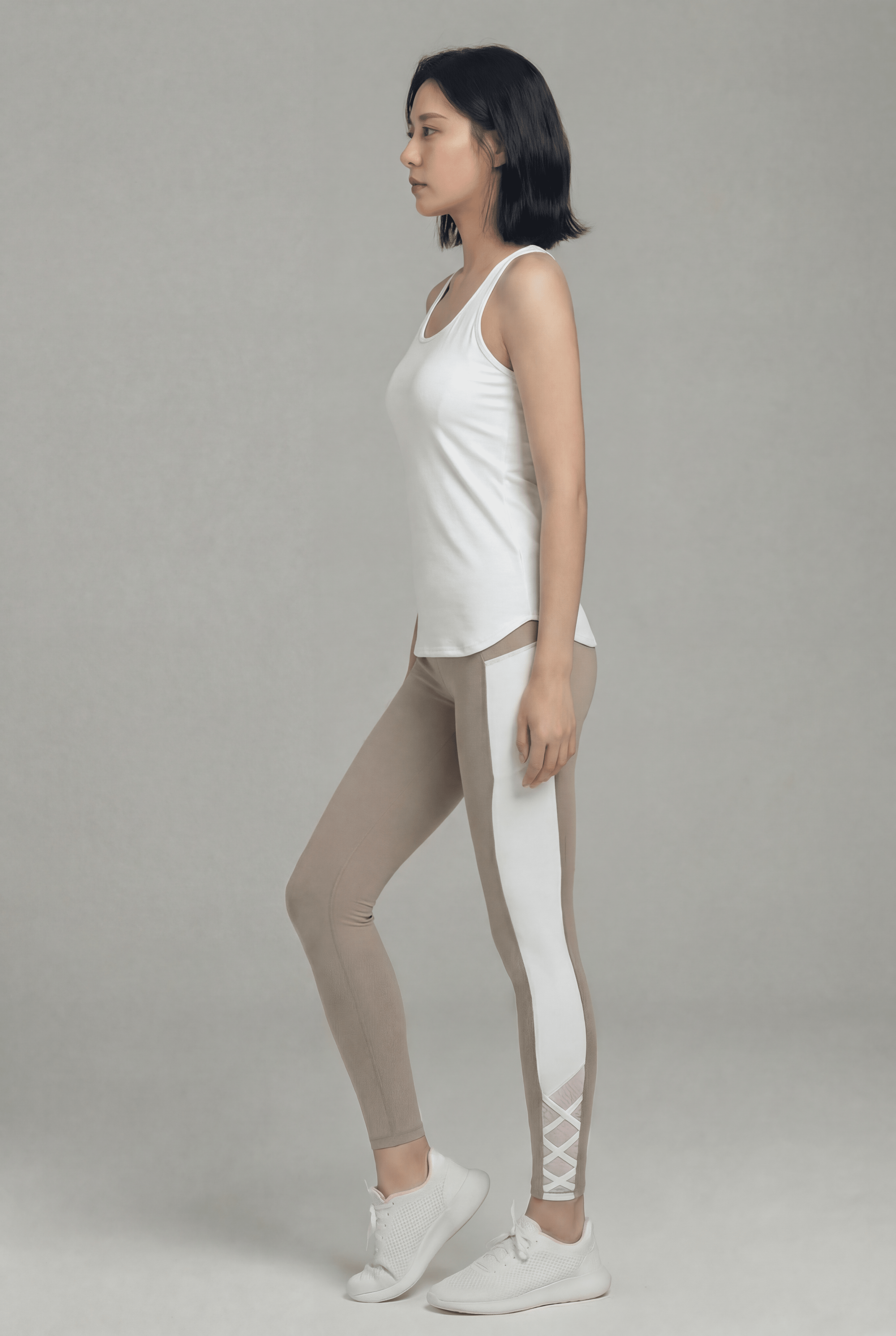 バックメッシュタンクトップ