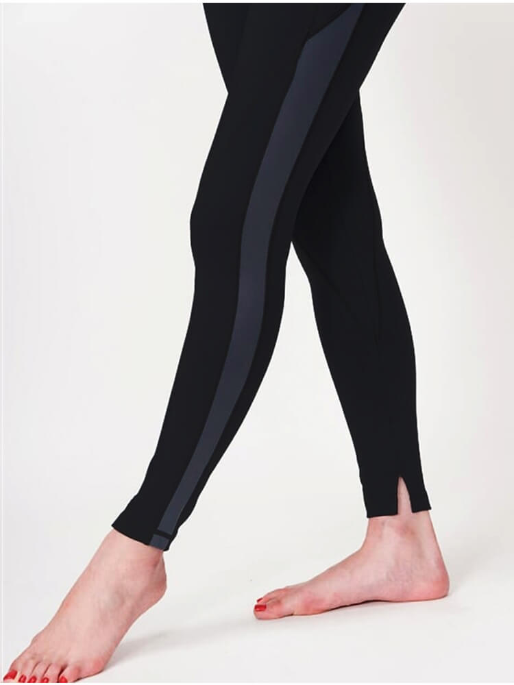 裸 HADAKA フィール レギンス (ブラック × グレー)