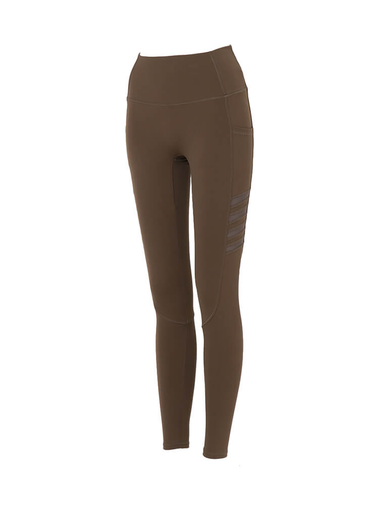 OUTLET・サイドメッシュ スムースフィット レギンス