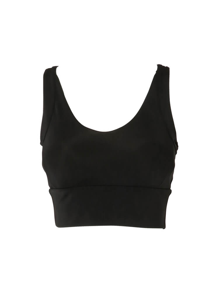 美ライン フィット UVカット ブラトップ (ブラック)