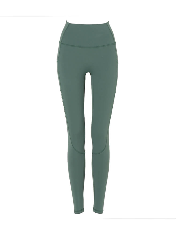 OUTLET・サイドメッシュ スムースフィット レギンス