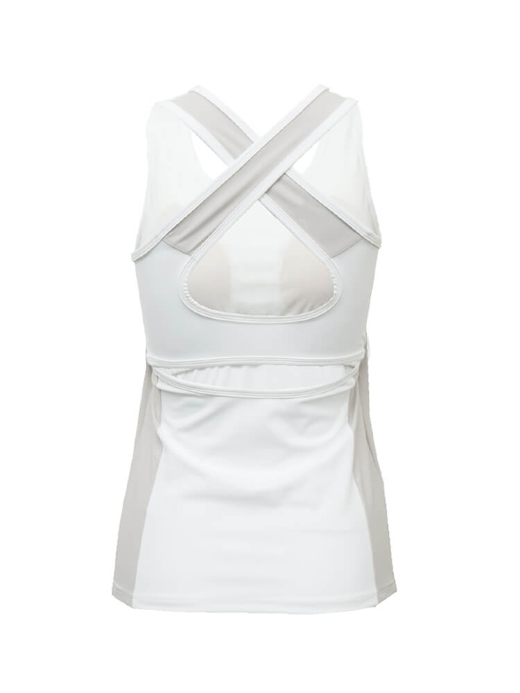 バイカラー ブラタンクトップ