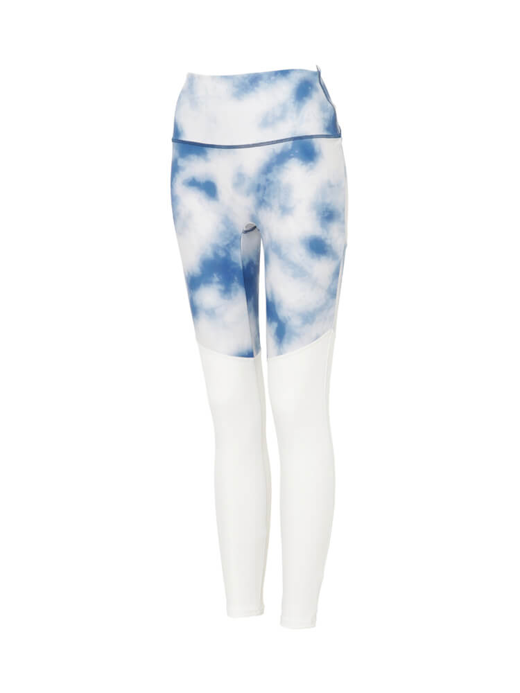 アシンメトリーブラ × ニーハイライクレギンス セットアップ(タイダイ)