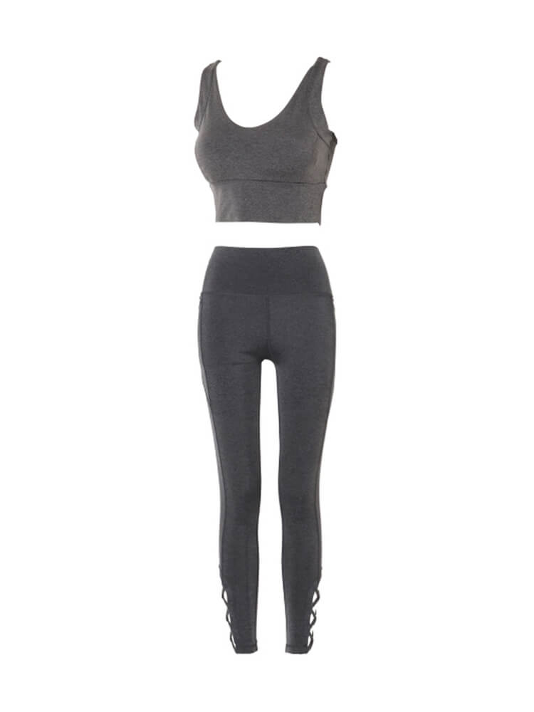 美ライン フィット UVカット ブラトップ (アッシュグレー)