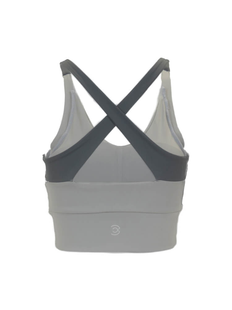 裸 HADAKA フィール ブラトップ (ライトグレー × ダークグレー)