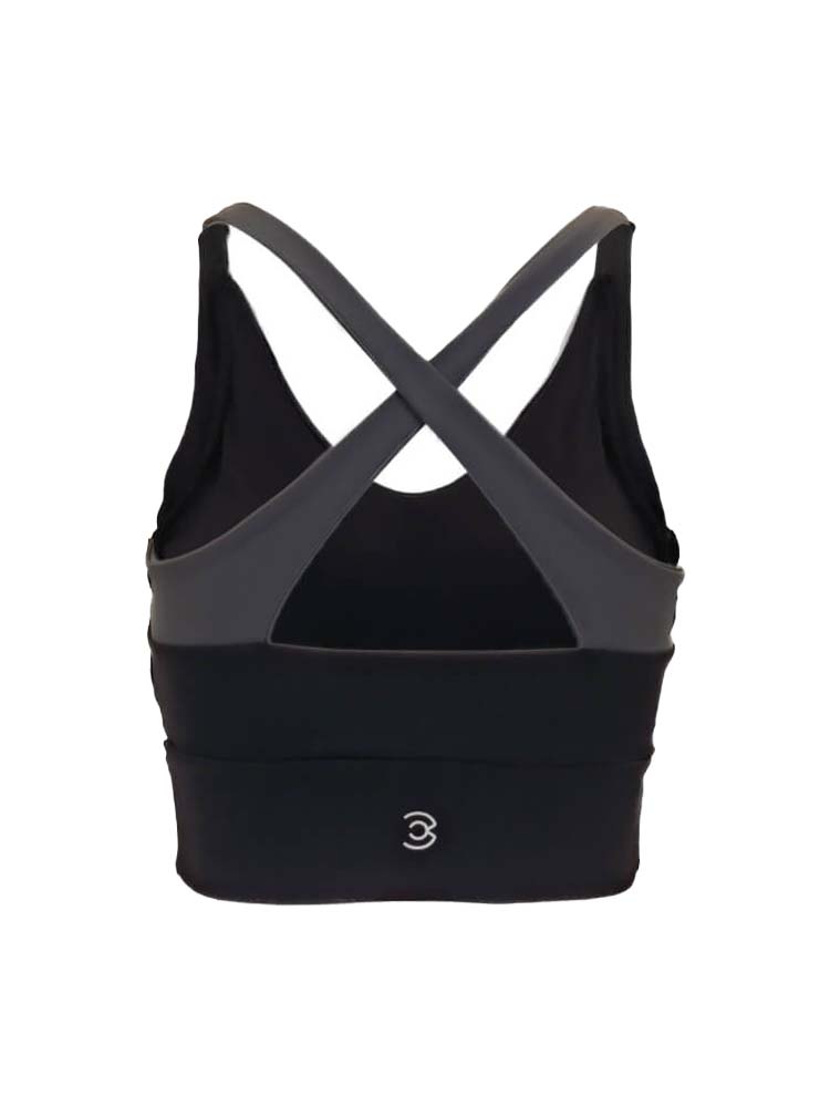 裸 HADAKA フィール ブラトップ (ブラック × グレー)