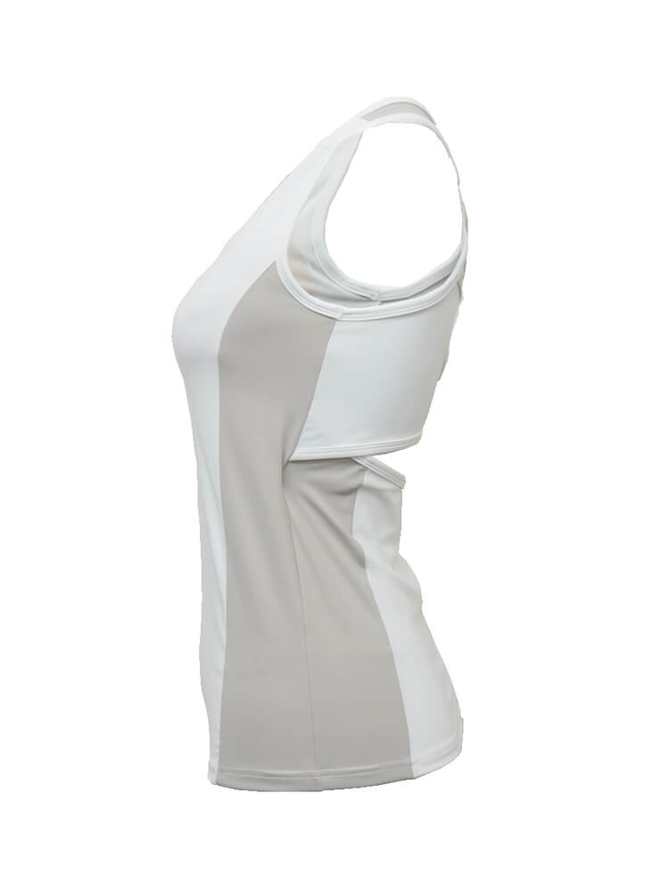 バイカラー ブラタンクトップ