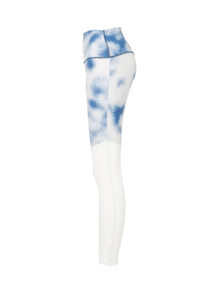 アシンメトリーブラ × ニーハイライクレギンス セットアップ(タイダイ)