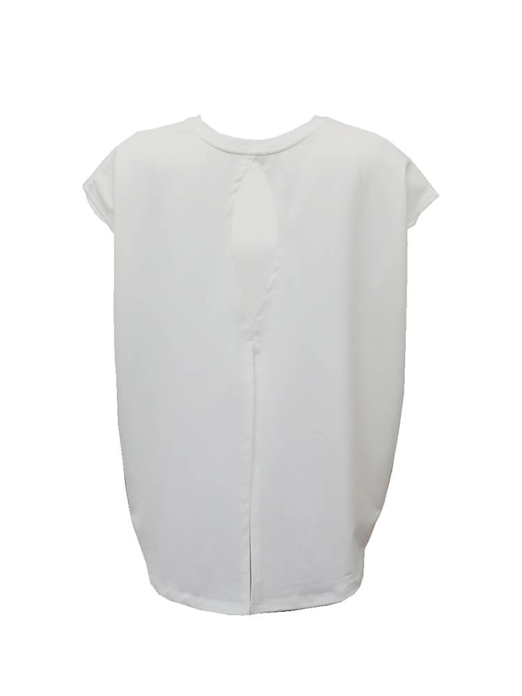 フレンチスリーブ バックホールトップス