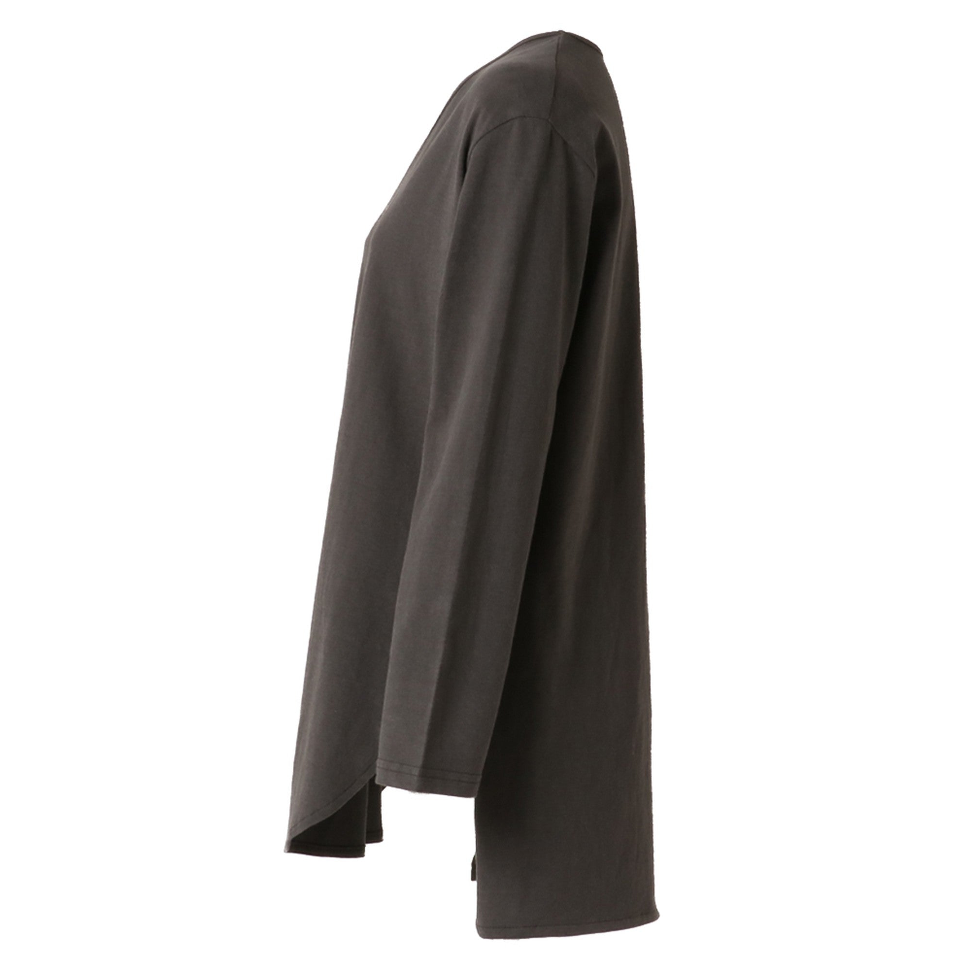 サイドスリットロングスリーブTシャツ