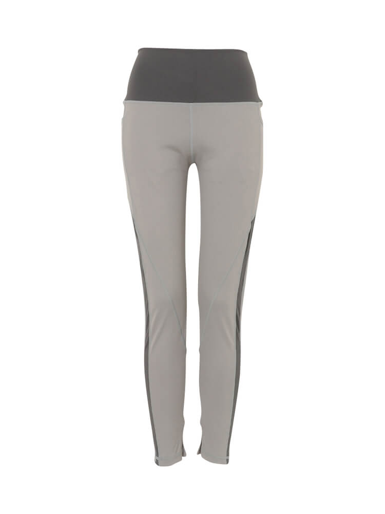 裸 HADAKA フィール レギンス (ライトグレー × ダークグレー)