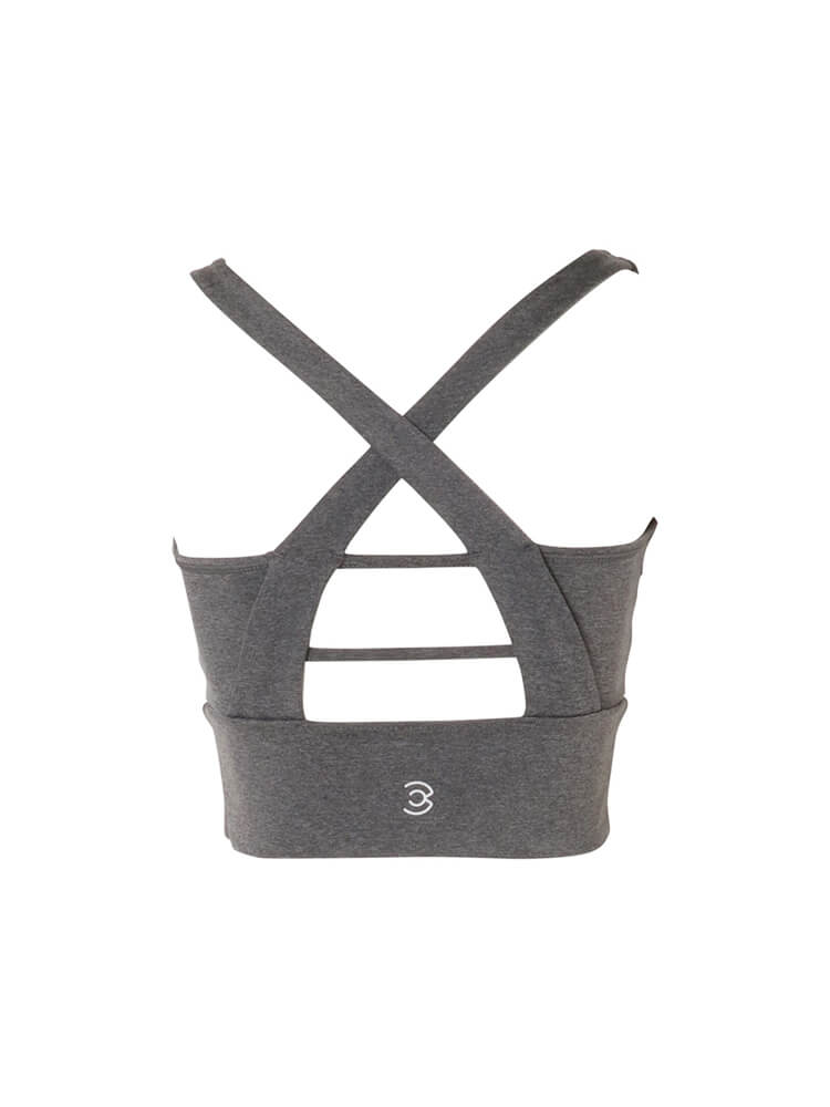 美ライン フィット UVカット ブラトップ (アッシュグレー)