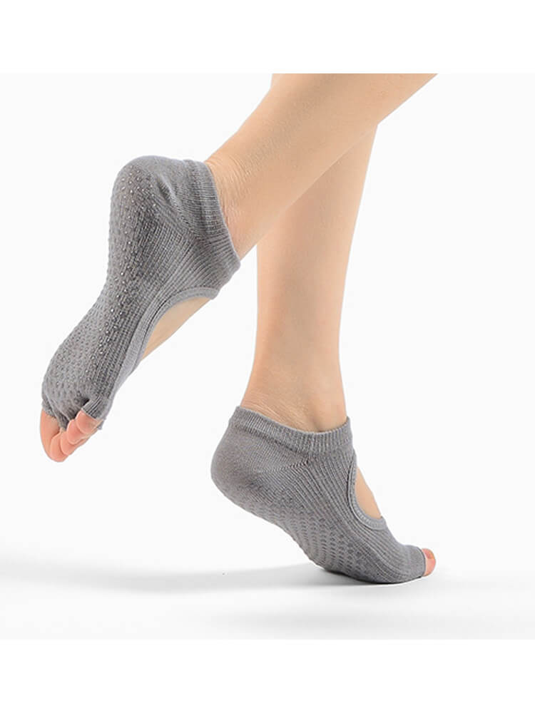 アンクル グリップ ソックス(指なし)