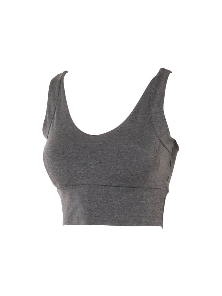 美ライン フィット UVカット ブラトップ (アッシュグレー)