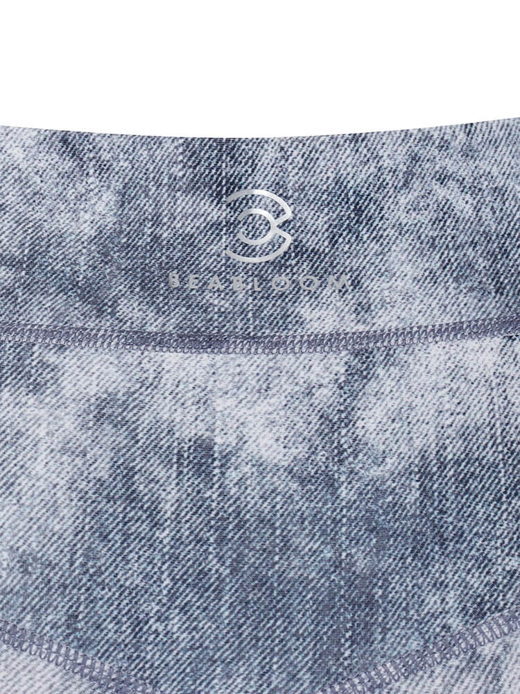 美脚トリック アッシュデニムライク レギンス