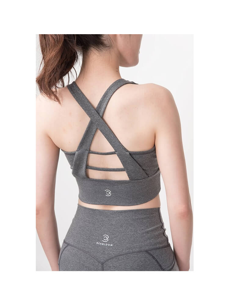 美ライン フィット UVカット ブラトップ (アッシュグレー)