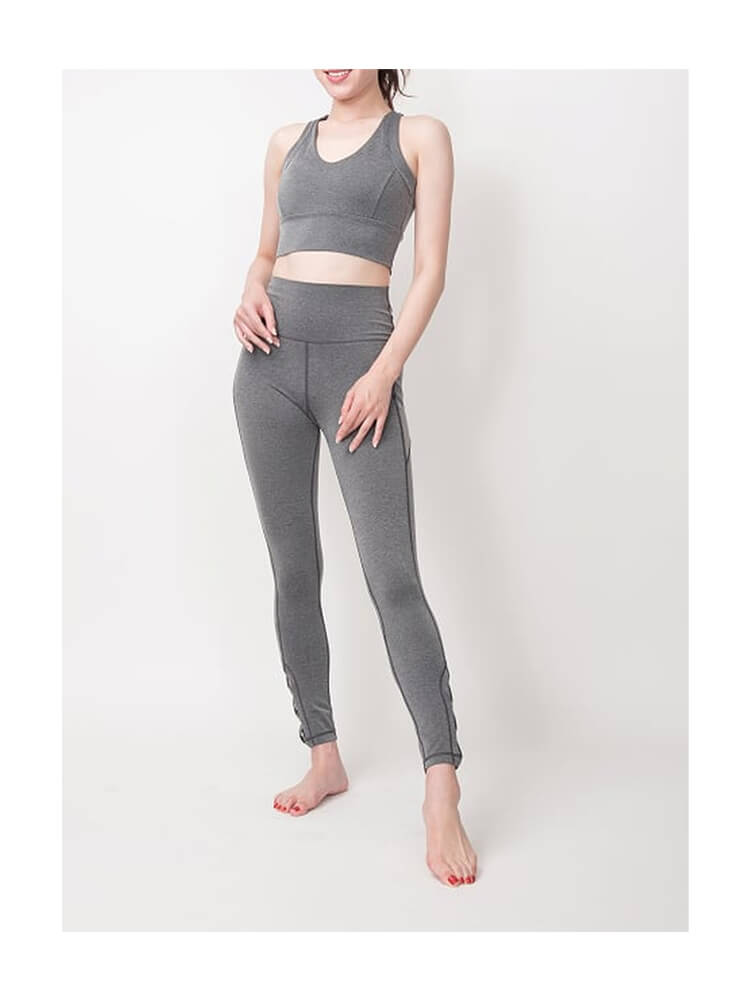 美ライン フィット UVカット ブラトップ (アッシュグレー)