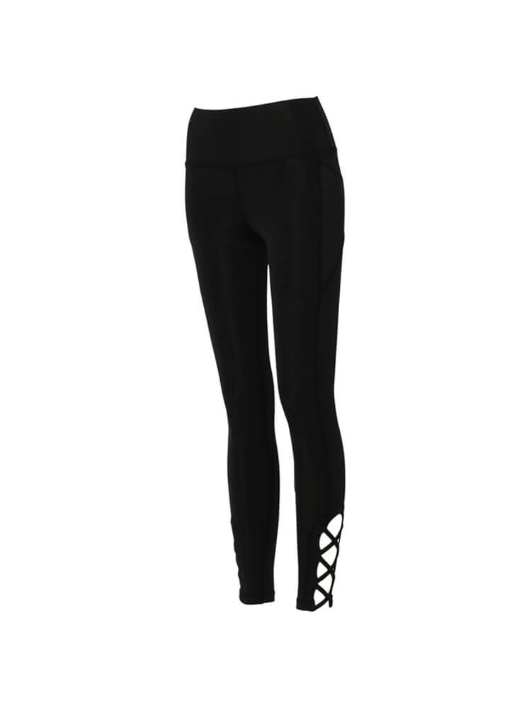 美ライン フィット UVカット レギンス (ブラック)