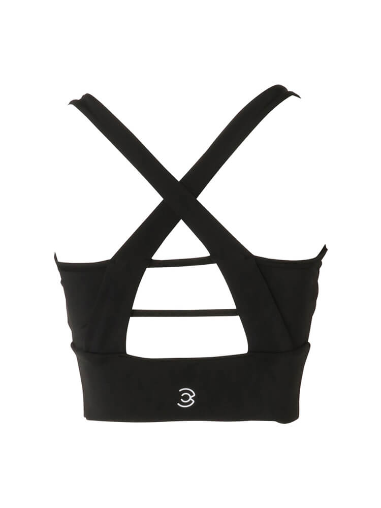 美ライン フィット UVカット ブラトップ (ブラック)