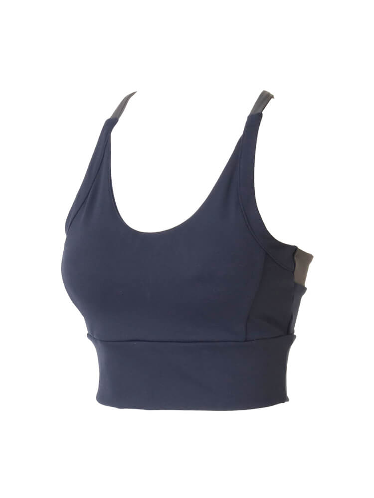 裸 HADAKA フィール ブラトップ (ネイビー × グレー)