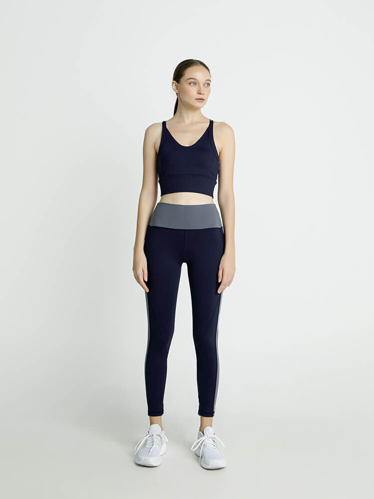 裸 HADAKA フィール セットアップ (ネイビー × グレー)