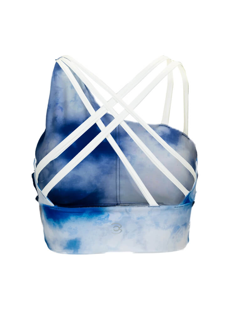 アシンメトリーブラ × ニーハイライクレギンス セットアップ(タイダイ)