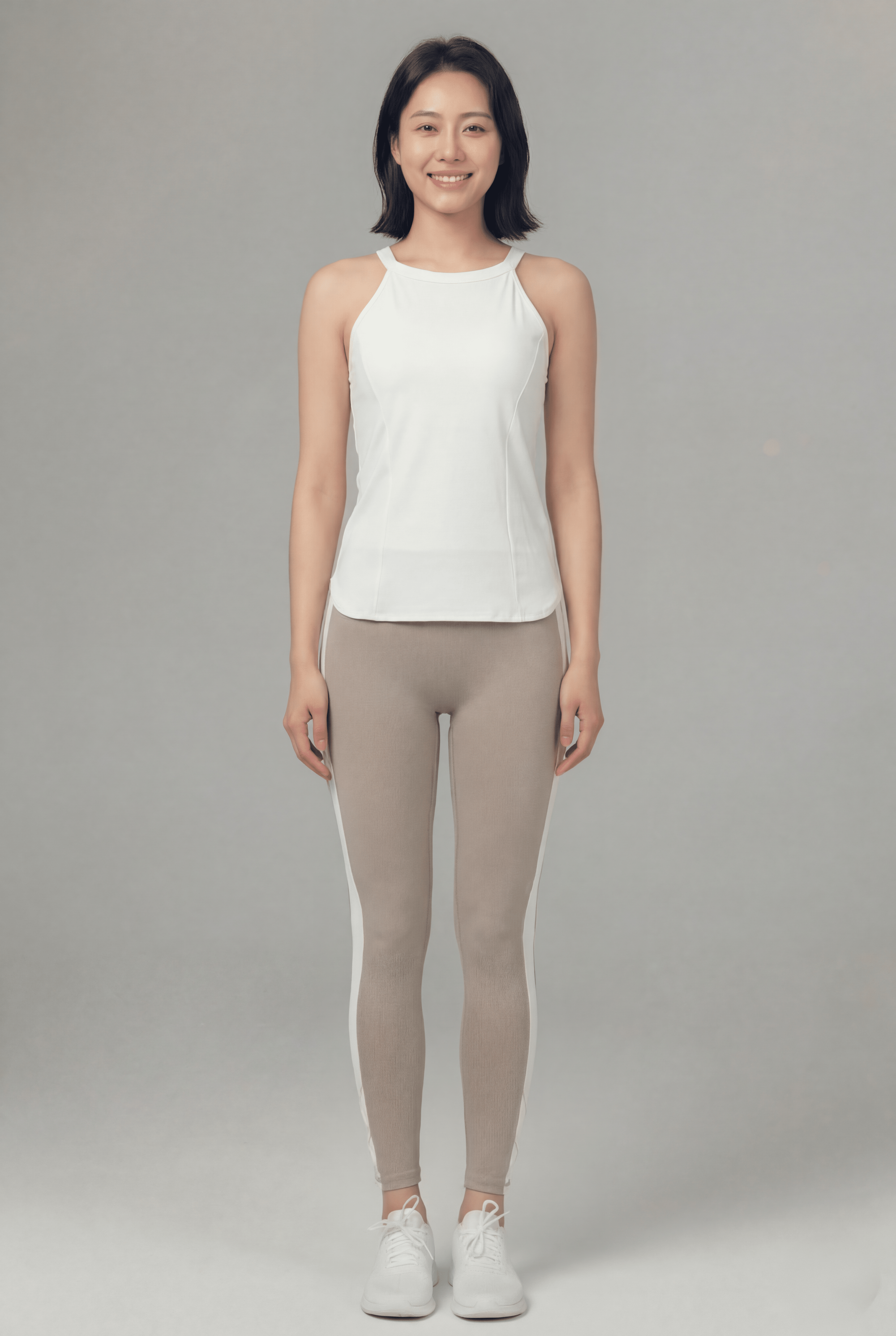 バックメッシュタンクトップ